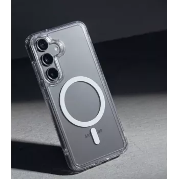 Crong Hybrid Clear Magnetic MagSafe Case do Samsung Galaxy A37 / A36 (Przezroczysty)