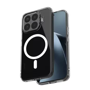 Crong Hybrid Clear Magnetic MagSafe Case do Xiaomi 13T 5G / 13T Pro 5G (Przezroczysty)