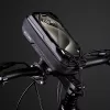 Torba ramowa rowerowa WILDMAN z uchwytem na telefon, czarna, 1L