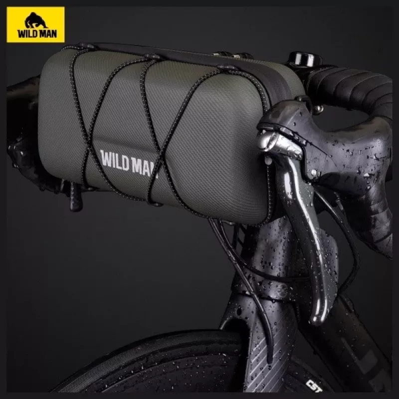 WILDMAN GD8 Bicycle Handlebar Bag Green