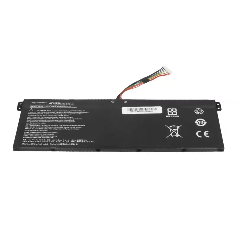 MOVANO Bateria AP19B5L do Acer Aspire 5 A515-43 Swift 3 SF314-42 Vero AV15-51 - 3400 mAh (52 Wh)