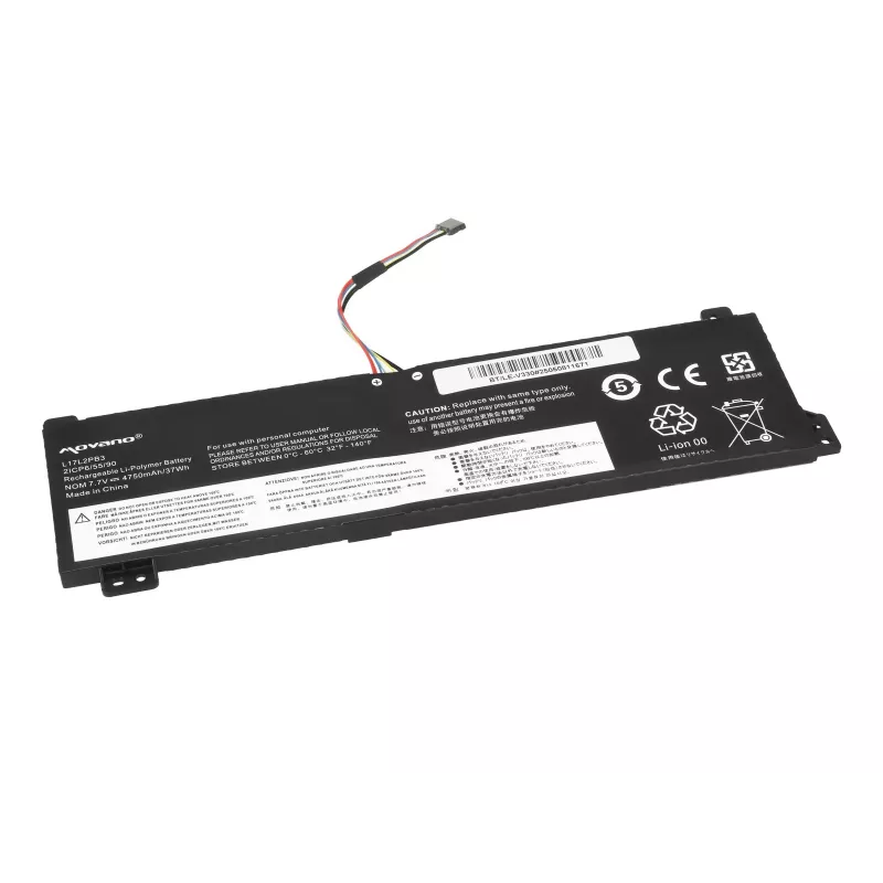 Bateria MOVANO L17L2PB3 do Lenovo V130-15IGM V330-15IKB V530-14IKB V530-15IKB - 4750 mAh (37 Wh)
