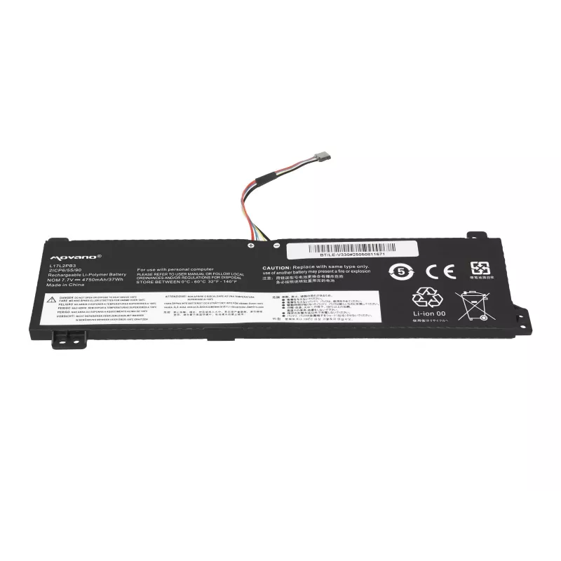 Bateria MOVANO L17L2PB3 do Lenovo V130-15IGM V330-15IKB V530-14IKB V530-15IKB - 4750 mAh (37 Wh)