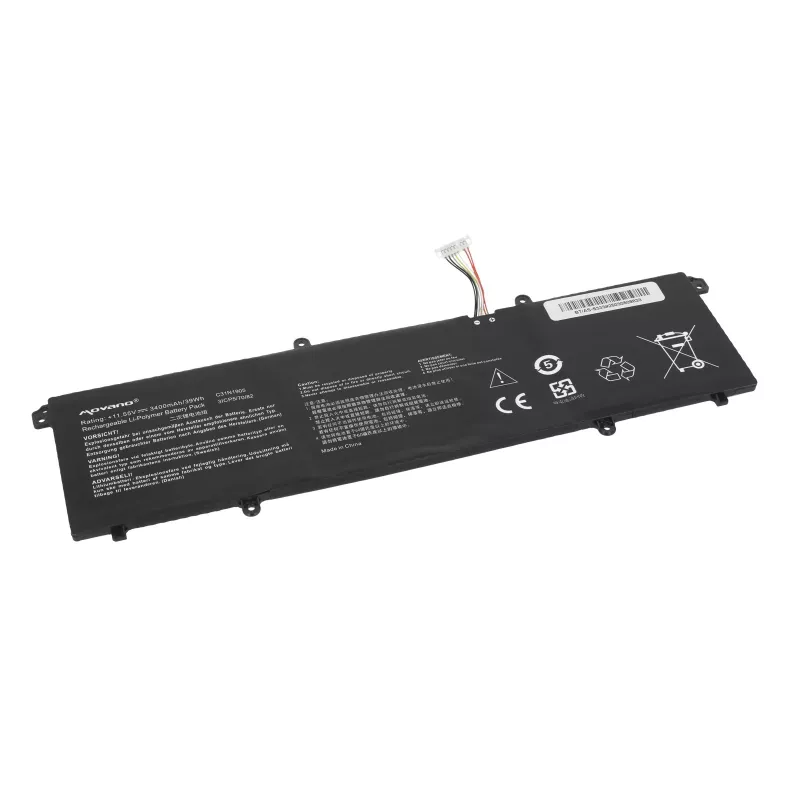 MOVANO Battery C31N1905 do ASUS VivoBook S14 M433 S433 S433FL S15 S533 S533EQ - 3400 mAh (39 Wh)