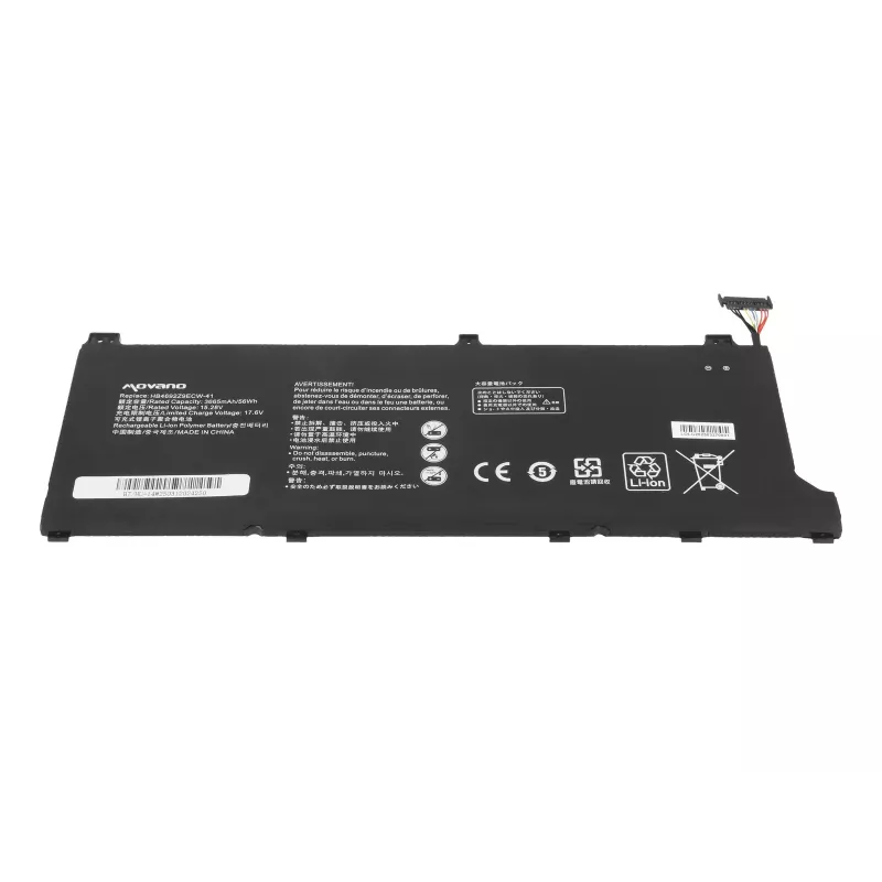 Bateria MOVANO HB4692Z9ECW-41 do Huawei Honor Magicbook 14 MateBook D14 NBB-WAH9Q - 3665 mAh (56 Wh)