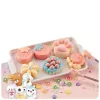 LEAN TOYS Kreatywny Zestaw Plastikowy Tworzenie Squishy Dekoracyjne Desery Kwiaty DIY