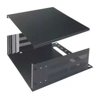 Vaddio Middle Atlantic 4U Wall Mount Rack Enclosure - Black - 19 inch