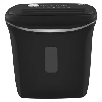 Niszczarka dokumentów Deli E9945, cięcie krzyżowe, 10 arkuszy, 20L, P-4