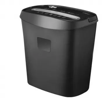 Niszczarka dokumentów Deli E9947, cięcie krzyżowe, 10 arkuszy, pojemnik 18L, czarny