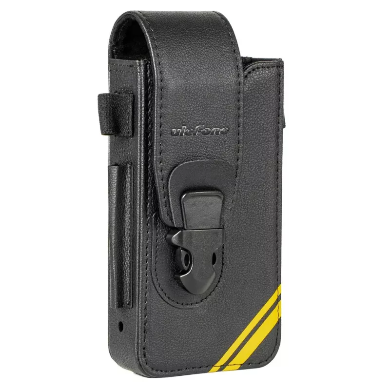 Ulefone Armor 26 Ultra Premium PU Leather Flip Wallet Case z Kieszeniami na Karty i Podpórką - Czarny