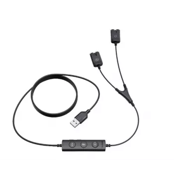 Przewód szkoleniowy Yealink USB/QD do serii YHS (USB na QD) - Czarny