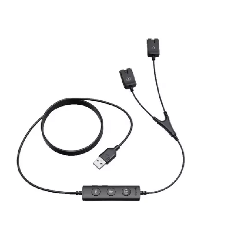 Przewód szkoleniowy Yealink USB/QD do serii YHS (USB na QD) - Czarny