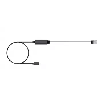 Kabel telefoniczny Yealink (1 szt.) - Rozdzielacz słuchawkowy RJ9 25 cm Czarny