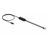 Kabel telefoniczny Yealink (1 szt.) - Rozdzielacz słuchawkowy RJ9 25 cm Czarny