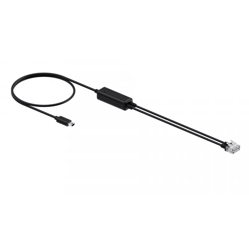 Kabel telefoniczny Yealink (1 szt.) - Rozdzielacz słuchawkowy RJ9 25 cm Czarny
