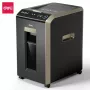 Niszczarka dokumentów DELI ET089, cięcie krzyżowe, 8 arkuszy, 15L, czarna
