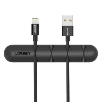 UGREEN 4-Slot Cable Management Clip (2 Pack) - Czarny