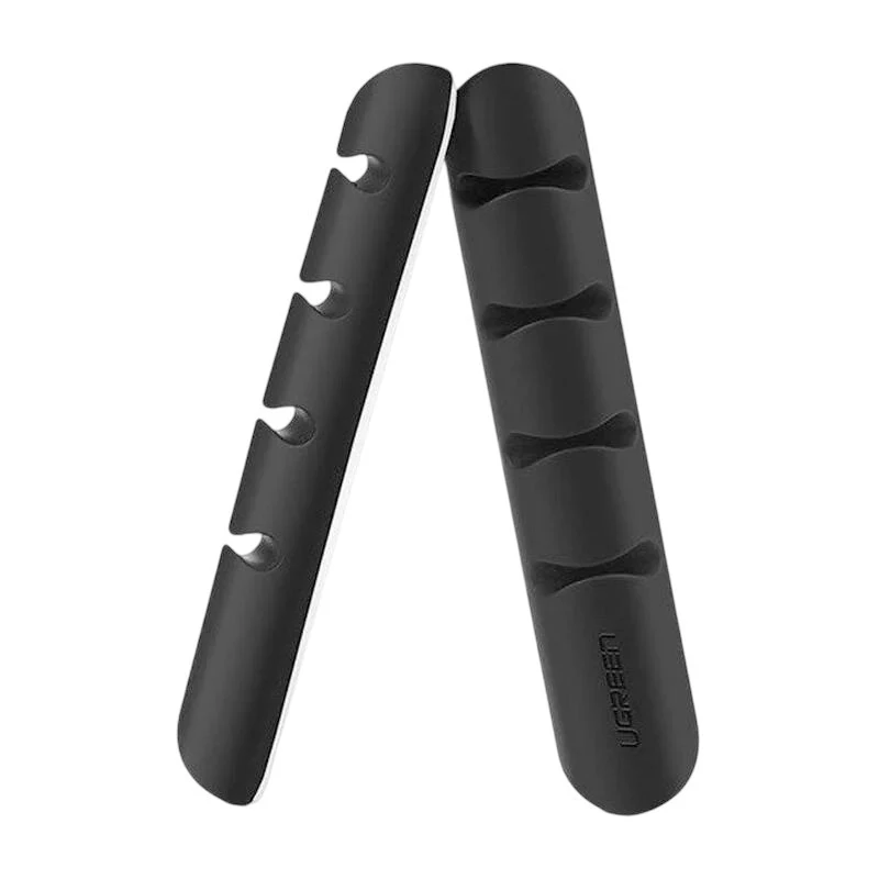UGREEN 4-Slot Cable Management Clip (2 Pack) - Czarny