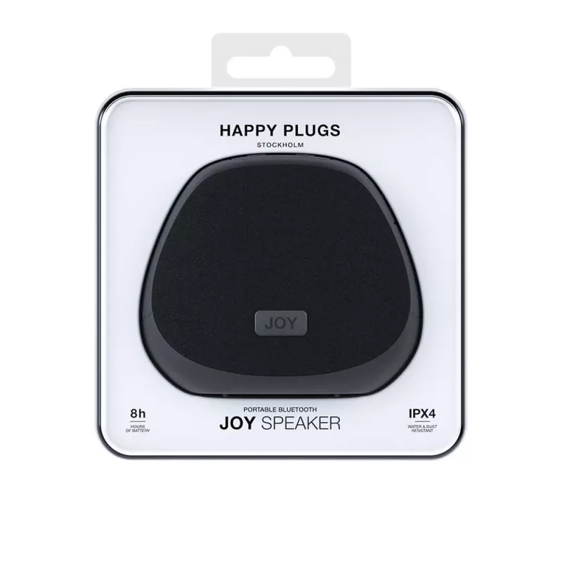 Głośnik Happy Plugs Joy - Bezprzewodowy Bluetooth 5.3, 5W (Czarny)