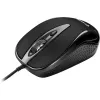 YENKEE YMS 1025 BK QUITO USB Wired Mouse, Optical, 1000 DPI, 4 Buttons, Black