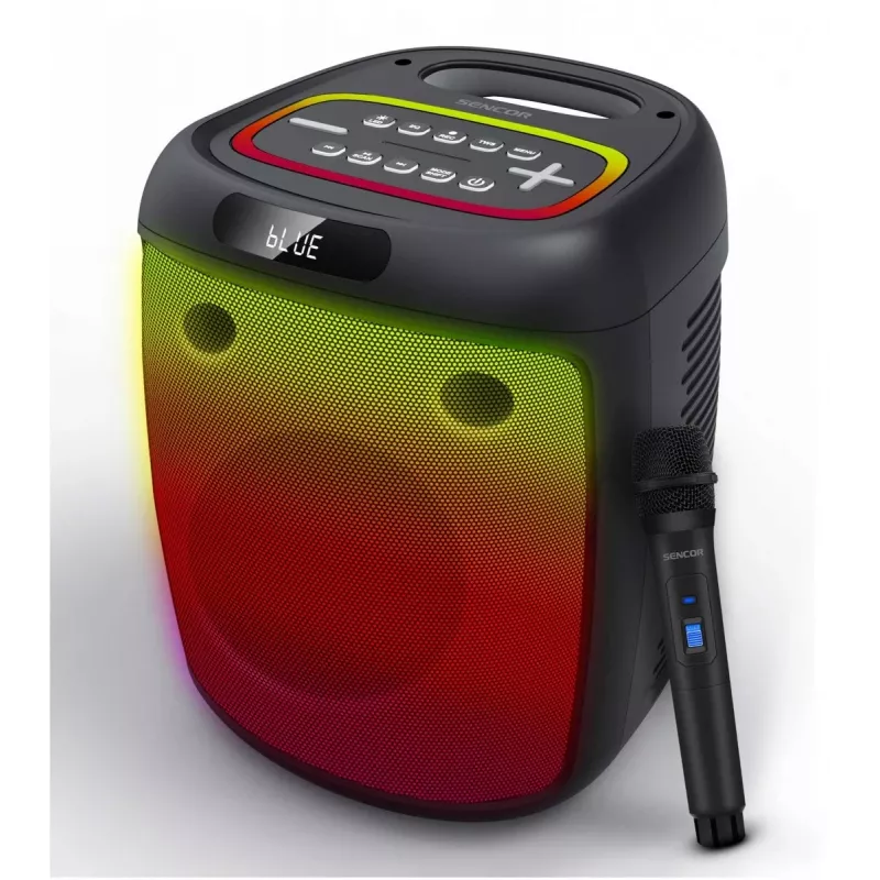 SENCOR Partycon BASE Przenośny Głośnik Bluetooth 100W, IPX4, TWS, LED
