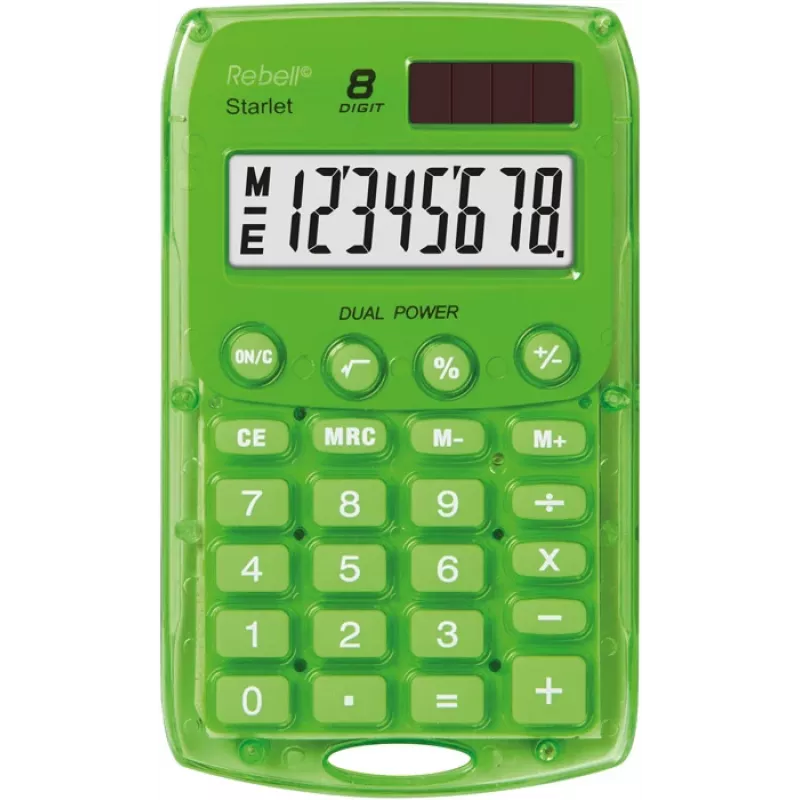 Kalkulator Rebell Starlet Czarny 10-cyfrowy LCD Dual Power