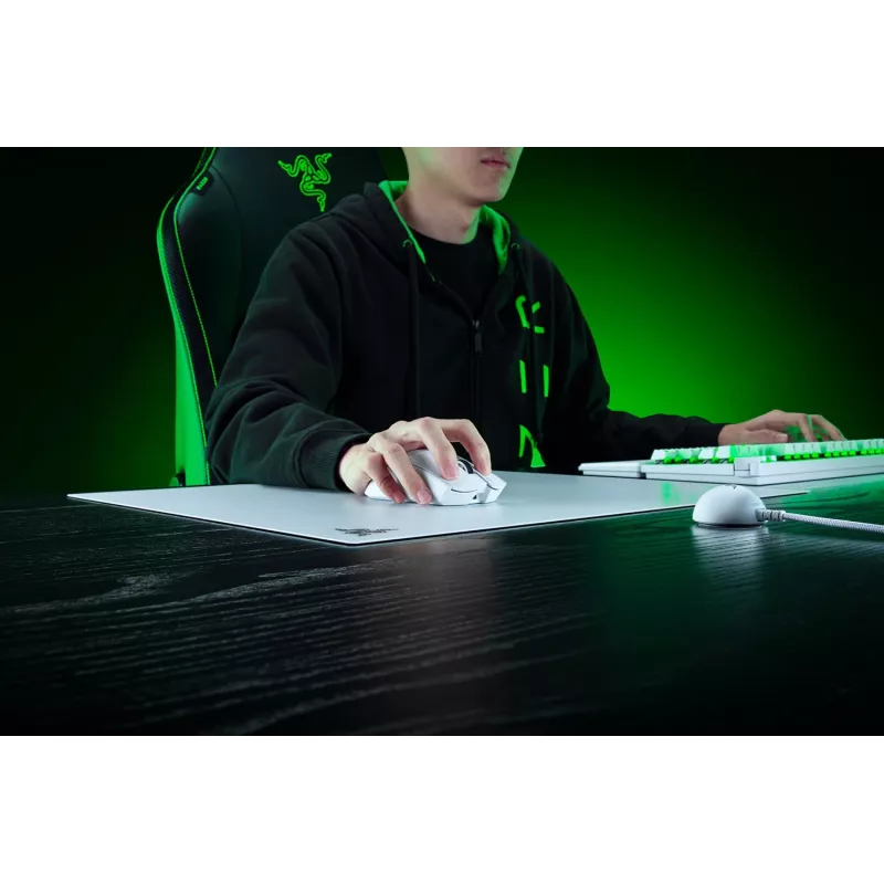 RAZER Atlas Pro - Biała Podkładka pod Myszkę Gamingową
