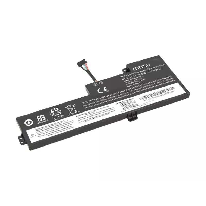 Bateria MITSU do Lenovo T470 T480 A475 A485 01AVA19