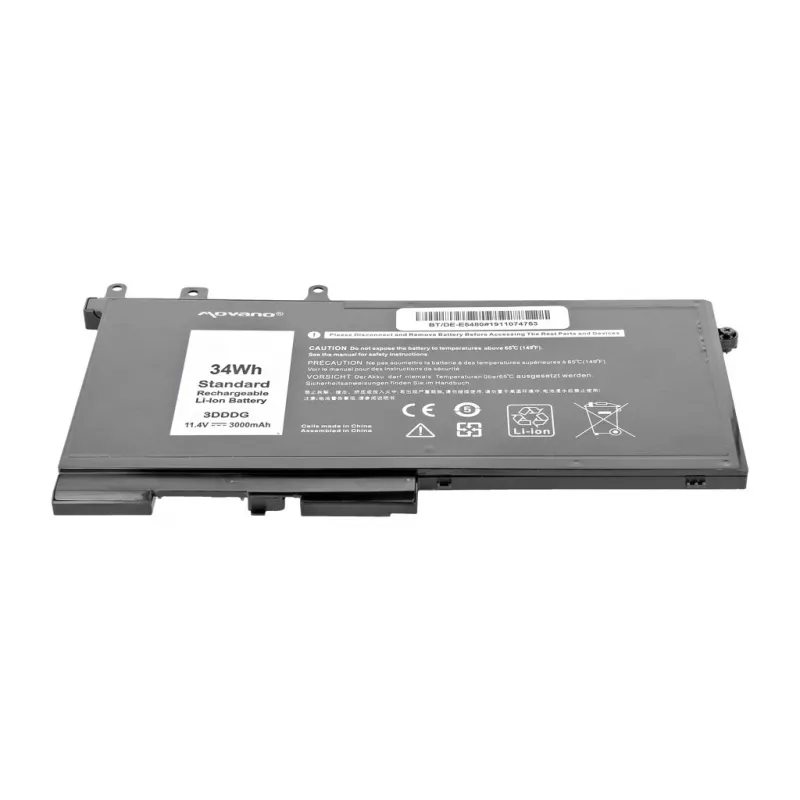 Bateria MITSU 3DDDG do Dell Latitude 5280 5480 5495 5580 - 3000 mAh (34 Wh)