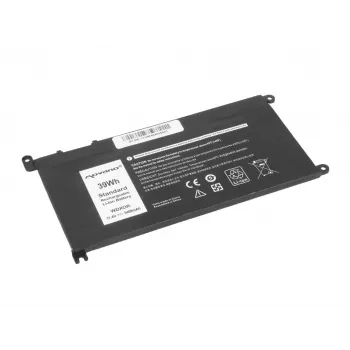 Bateria MITSU WDX0R P75F P62F P66F T2JX4 WDXOR do Dell - 3400 mAh (39 Wh)