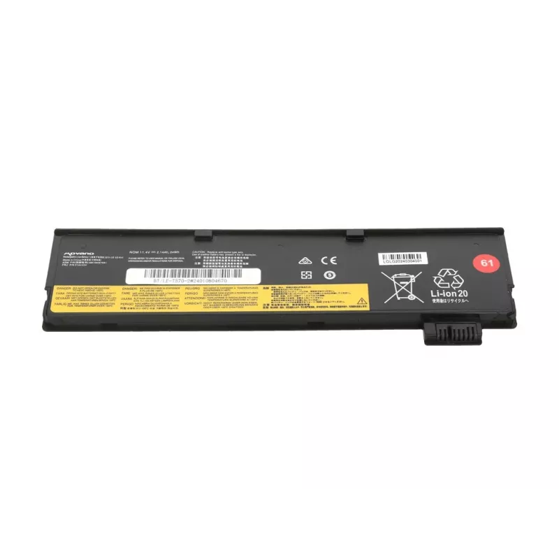 Bateria MITSU SB10K97582 do Lenovo ThinkPad T470 T570 - 2140 mAh (24 Wh)
