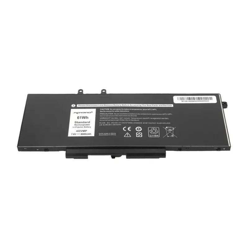 Bateria MITSU 4GVMP do Dell Latitude 5400 5500 - 8000 mAh (61 Wh)