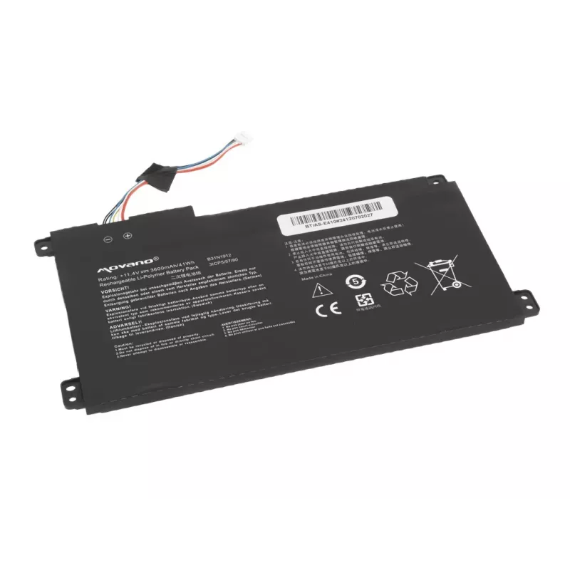 Bateria MITSU B31N1912 C31N1912 do Asus E410MA L410MA - 3600 mAh (41 Wh)