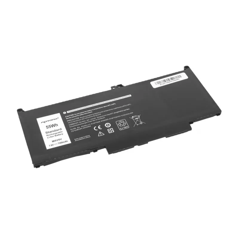 Bateria MITSU MXV9V do Dell Latitude 5300 5310 7300 7400 - 7200 mAh (55 Wh)