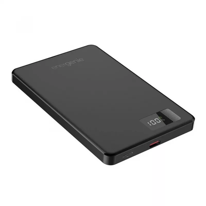 GEMBIRD PB05-WPC15M-LCD-01 Wireless Magnetic Power Bank 5000mAh 15W LCD Black