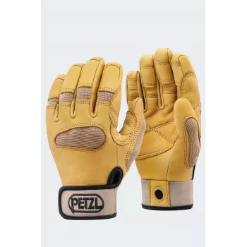Rękawice ochronne Petzl Cordex Plus, rozmiar L – czarne, do asekuracji i zjazdu