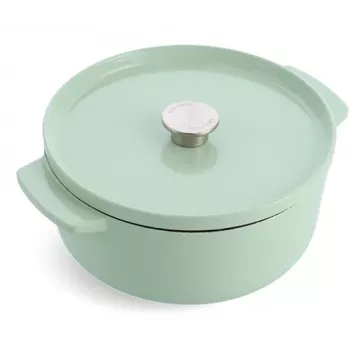 KitchenAid Żeliwny Garnek Emaliowany 26 cm, Pistacja