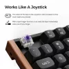 Klawiatura gamingowa Keychron K8H-F1 75% Magnetyczna Wood Black