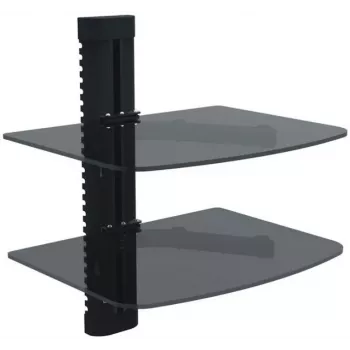 RED EAGLE TWO Półka szklana przezroczysta 450x350 mm szkło hartowane