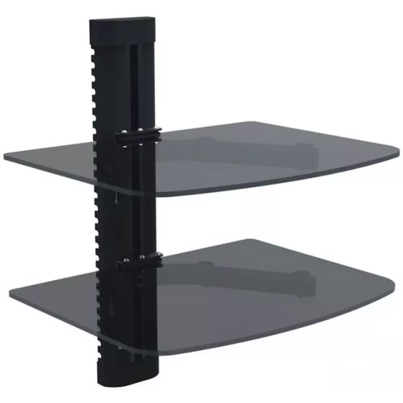 RED EAGLE TWO Półka szklana przezroczysta 450x350 mm szkło hartowane