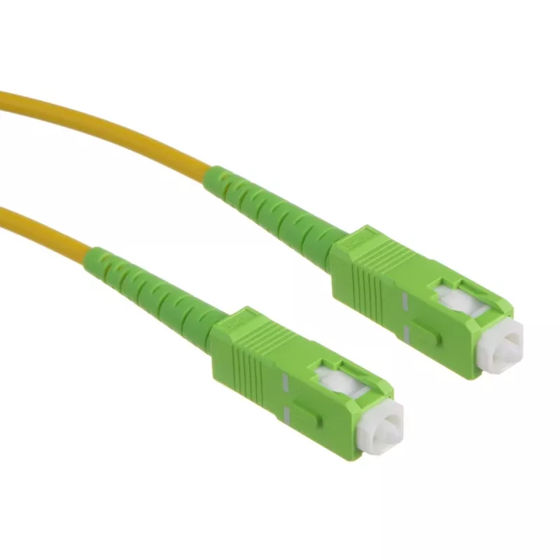 Kabel światłowodowy MACLEAN SC/APC do SC/APC Jednomodowy Simplex 1m G.657A2