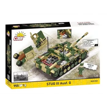 COBI KLOCKI StuG III Ausf. G Zestaw Klocków Konstrukcyjnych - 955 Elementów