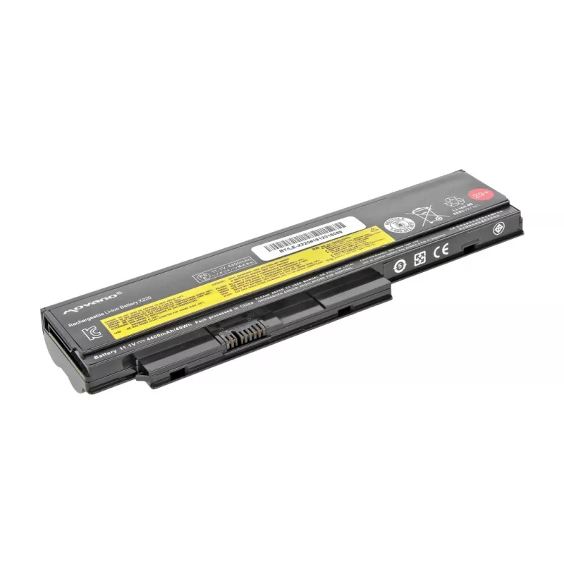 Bateria MOVANO 42T4865 do Lenovo X220 X220i X220s X220T - 4400 mAh (48 Wh)