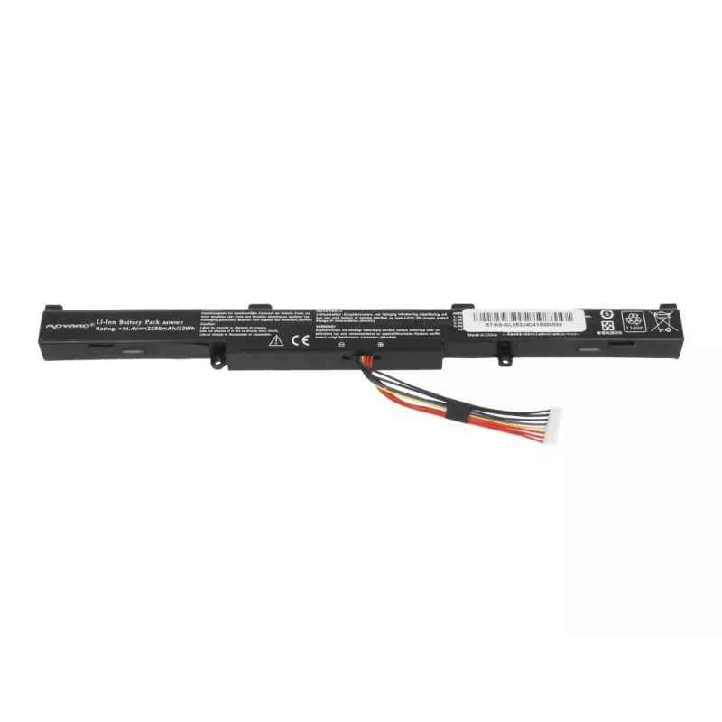 Bateria MOVANO A41N1611 do Asus ROG GL553 GL553VW GL553VD GL553VE GL753V - 2200 mAh (32 Wh)
