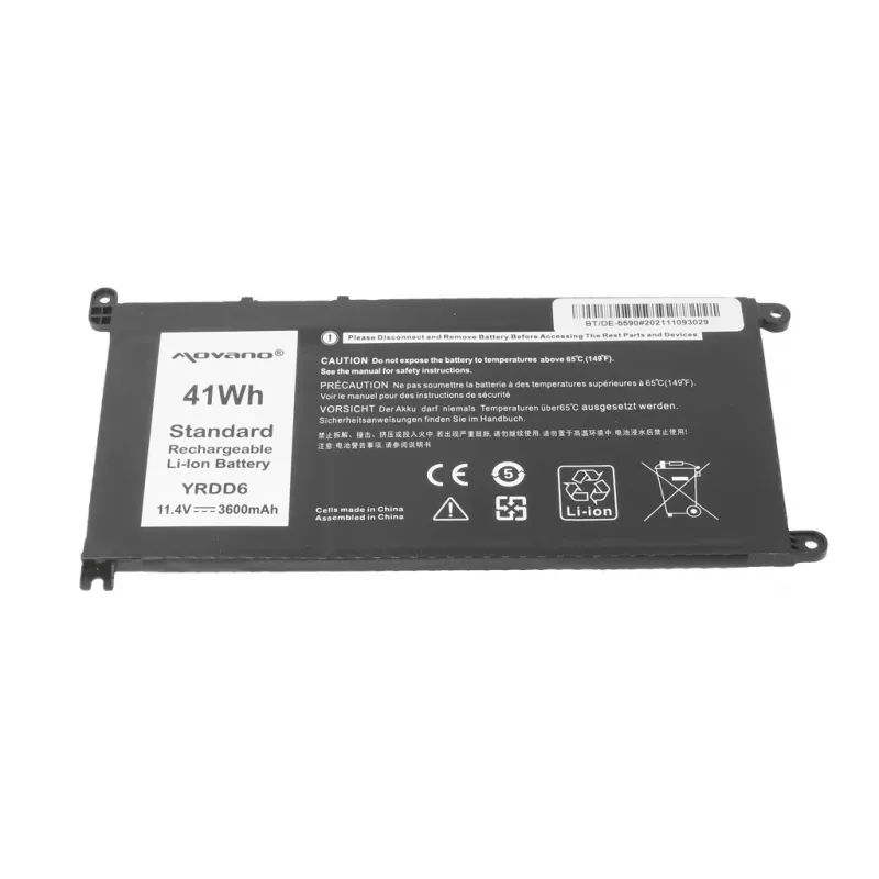 Bateria MITSU YRDD6 do Dell Inspiron 14 5481 5590 - 3600 mAh (41 Wh)