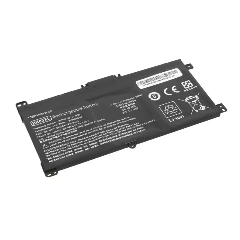 Bateria MOVANO BK03XL do HP Pavilion x360 14-BA - 3400 mAh (39 Wh)