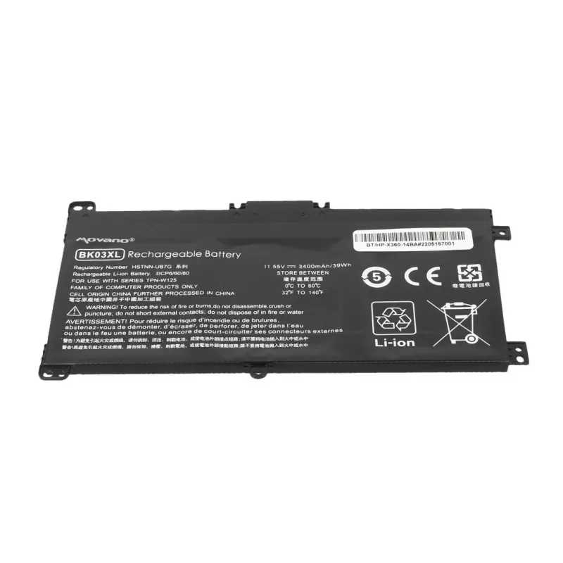 Bateria MOVANO BK03XL do HP Pavilion x360 14-BA - 3400 mAh (39 Wh)