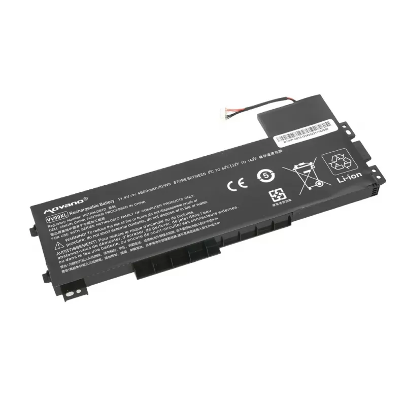 MOVANO Battery VV09XL 808452-001 do HP ZBook 15 G3 G4 - 4600 mAh (52 Wh)