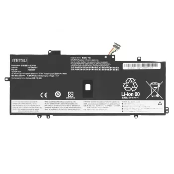 Bateria MITSU do Lenovo ThinkPad X1 Yoga 4 5 Carbon 7 8 3325 mAh (51 Wh) 15.36V