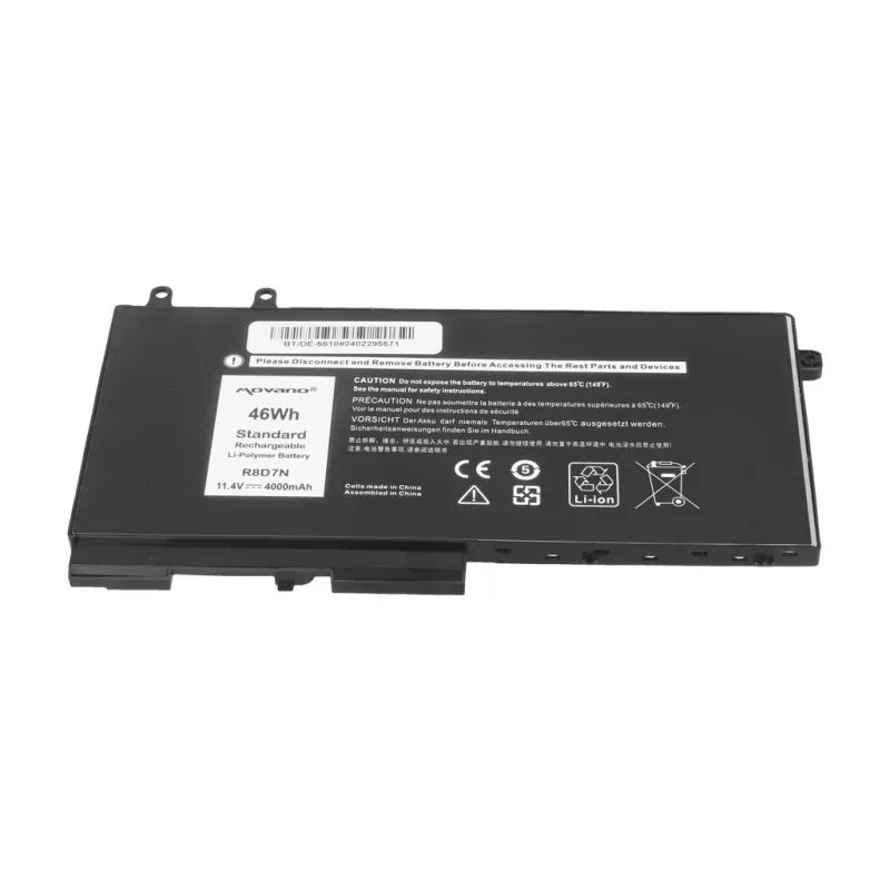 Bateria MITSU R8D7N do Dell Latitude 5410 5411 5500 Precision 3541 3550 - 4000 mAh (46 Wh)